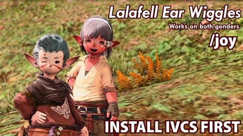 1 of the body types actually works ingame so far, and I&39;ve been testing it to check weights and such. . Lalafell ear mod
